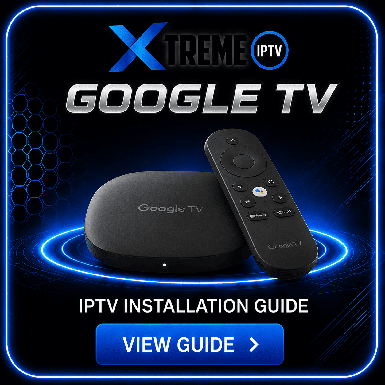 Google TV setup